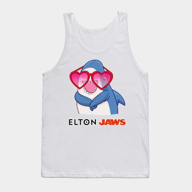 Elton Jaws Tank Top by Edumj